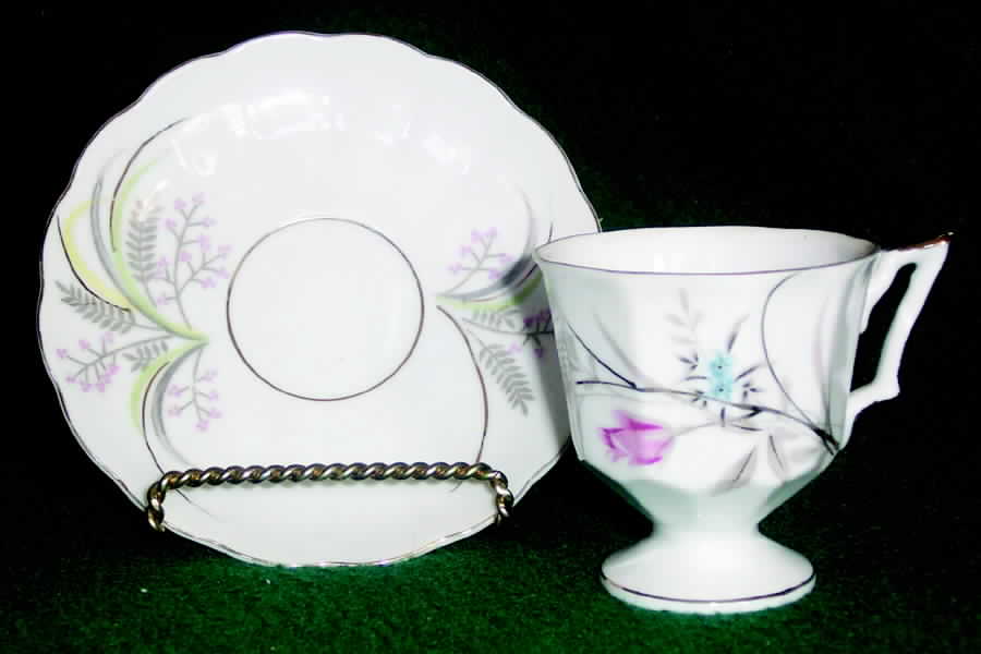 4ZD-5318 Footed Cup & Saucer Set by Napco-1
