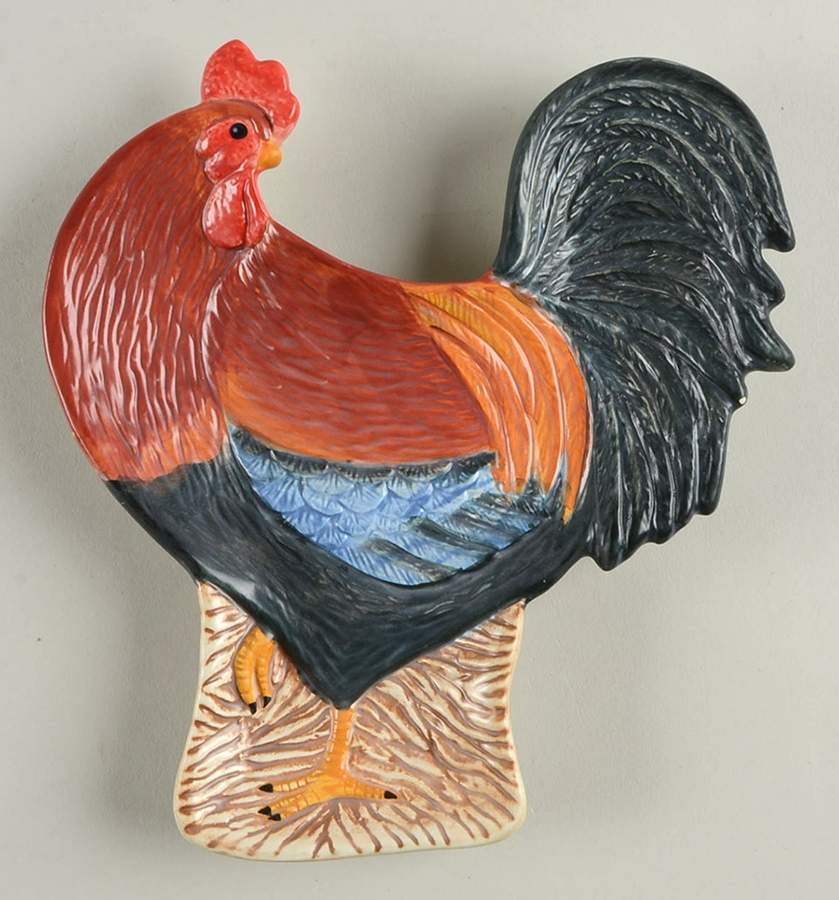Chicken Scratch Spoon Rest/Holder (Holds 1 Spoon) by Noble Excellence-1
