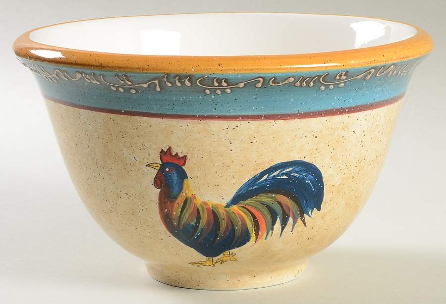 Rooster Cafe 8" Mixing Bowl by Noble Excellence-1