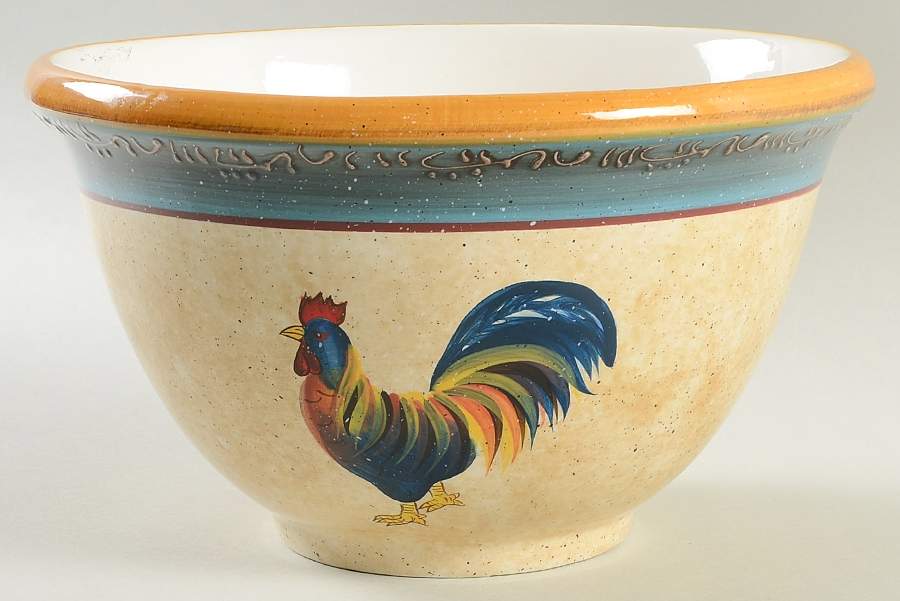 Rooster Cafe 10" Mixing Bowl by Noble Excellence-1