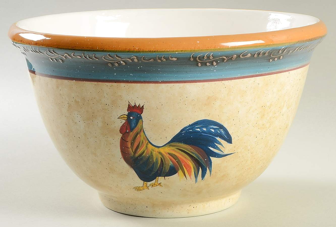 Rooster Cafe 11" Mixing Bowl by Noble Excellence-1