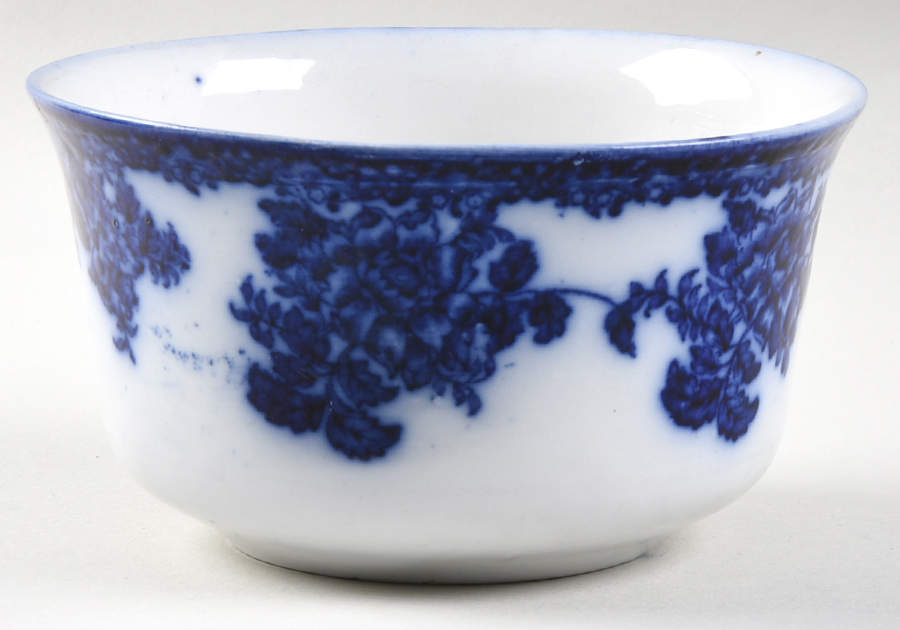 Waldorf (Scrolls) Cranberry Bowl by New Wharf-1