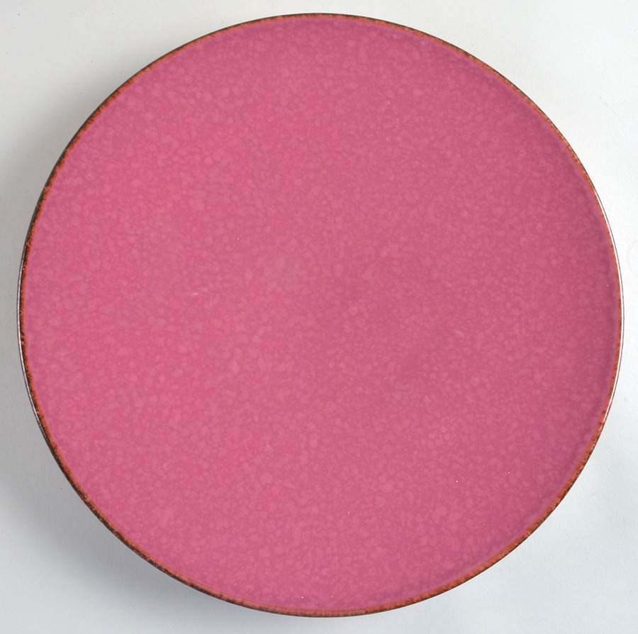 Passion Pink Dinner Plate by Noble Excellence-1