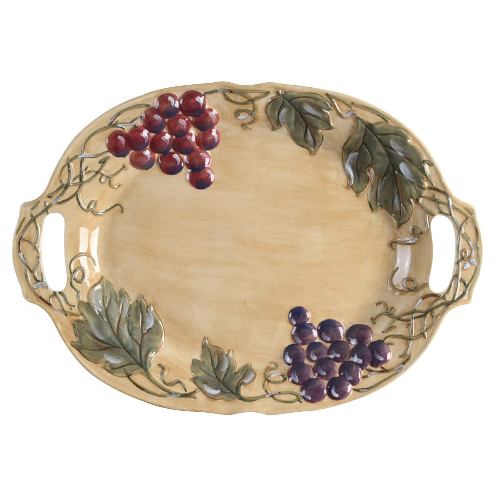 Meritage 20" Oval Serving Platter by Noble Excellence-1
