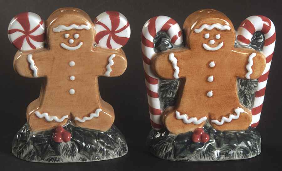 Gingerbread Figural Salt & Pepper Set by Noble Excellence-1