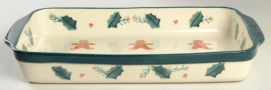 Gingerbread 16" Rectangular Baker by Noble Excellence-1