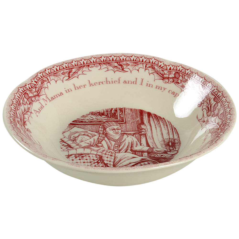Twas the Night Before Christmas Fruit/Dessert (Sauce) Bowl by Noble Excellence-1