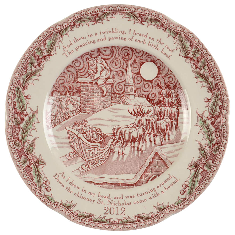 Twas the Night Before Christmas 2012 Collector Plate by Noble Excellence-1