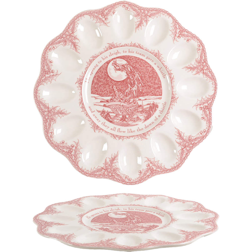 Twas the Night Before Christmas Deviled Egg Plate by Noble Excellence-1