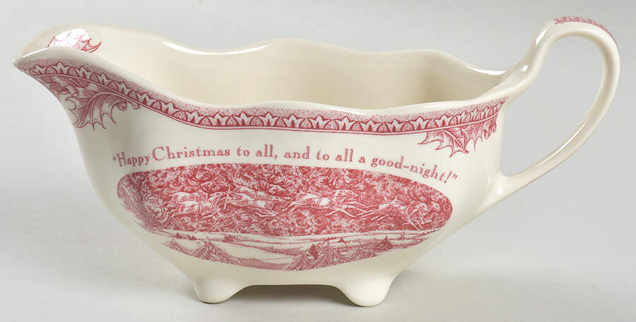 Twas the Night Before Christmas Gravy Boat by Noble Excellence-1