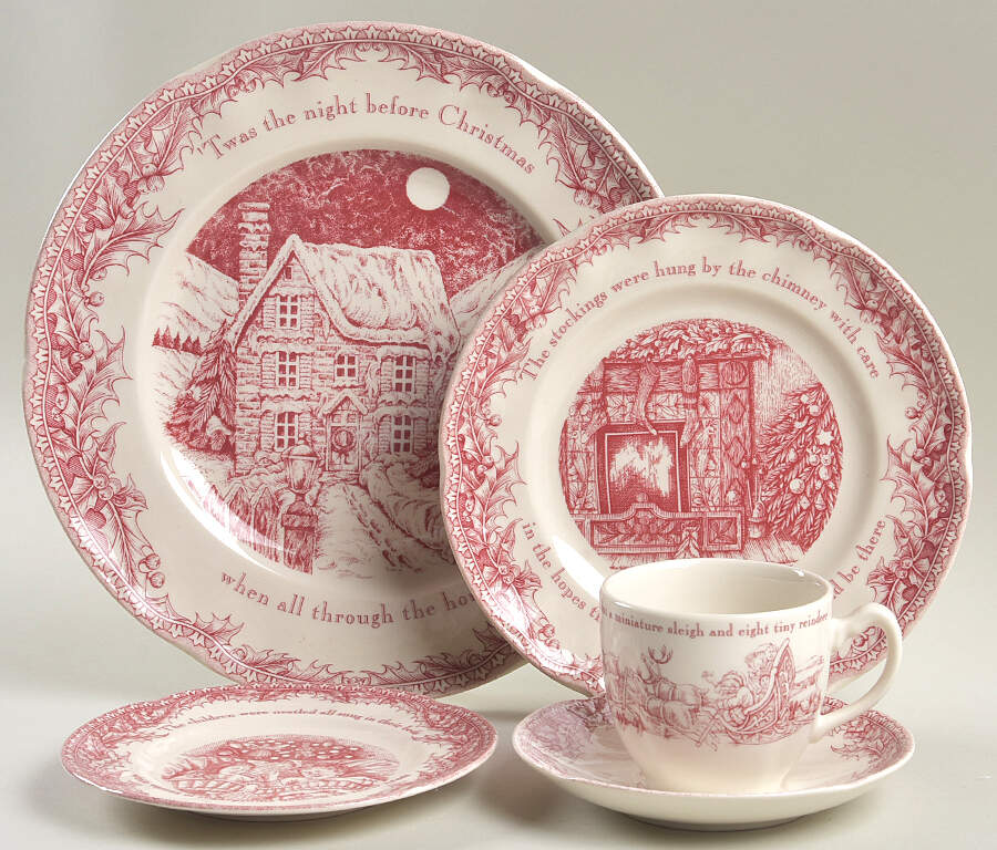 Twas the Night Before Christmas 40 Piece Estate Set by Noble Excellence-1