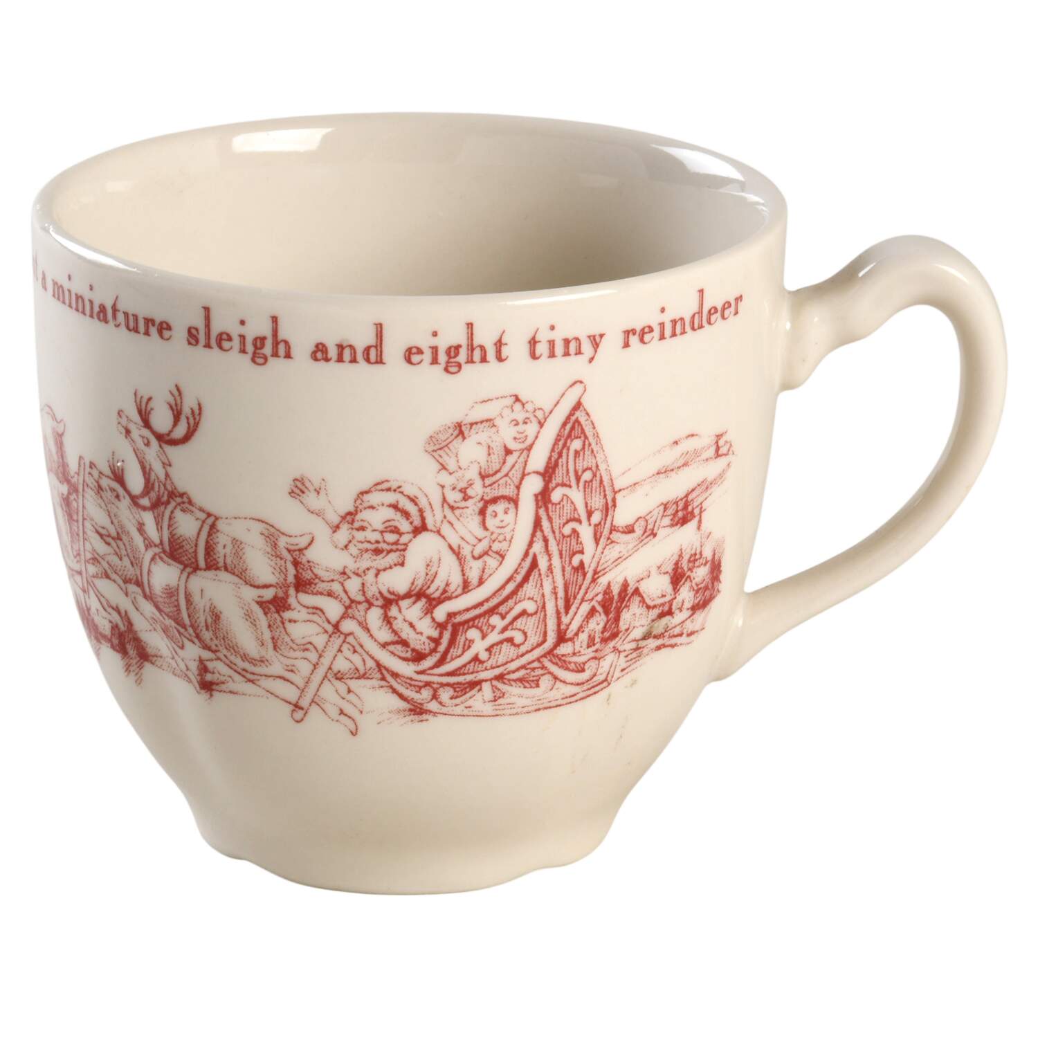 Twas the Night Before Christmas Flat Cup by Noble Excellence-1