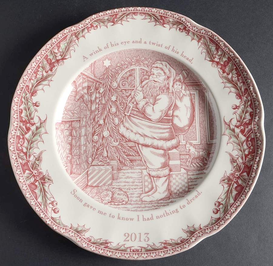 Twas the Night Before Christmas 2013 Collector Plate by Noble Excellence-1