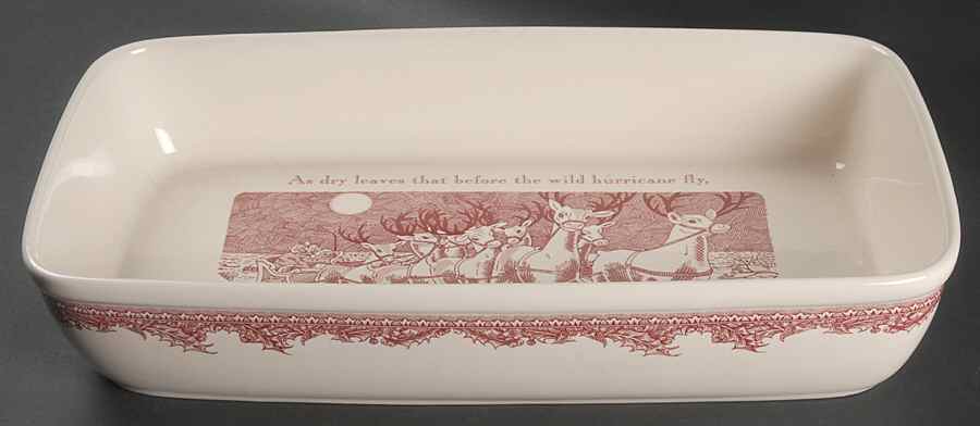 Twas the Night Before Christmas 15" Rectangular Baker by Noble Excellence-1