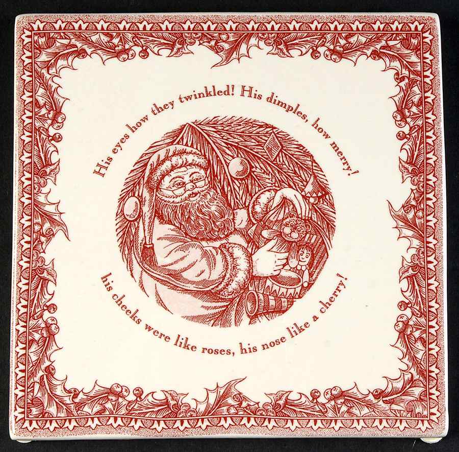 Twas the Night Before Christmas Trivet by Noble Excellence-1