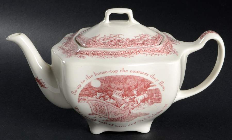 Twas the Night Before Christmas Teapot & Lid by Noble Excellence-1