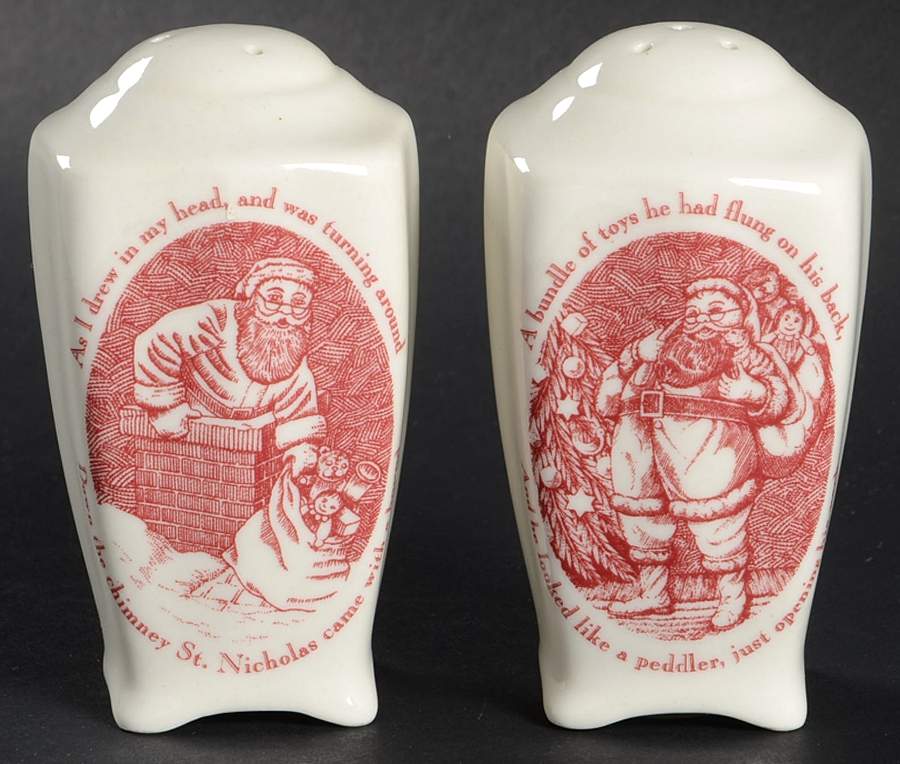 Twas the Night Before Christmas Salt & Pepper Set by Noble Excellence-1