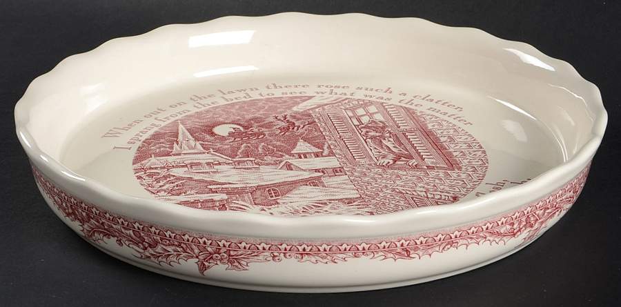 Twas the Night Before Christmas Pie Serving Plate by Noble Excellence-1