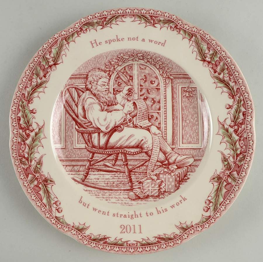Twas the Night Before Christmas Collector Plate by Noble Excellence-1