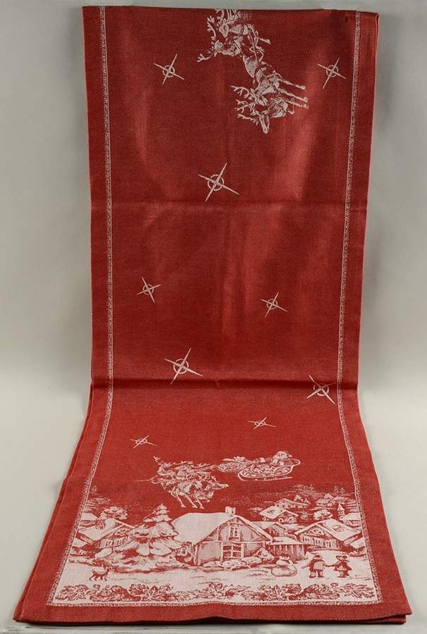 Twas the Night Before Christmas 16" X 90" Cloth Table Runner by Noble Excellence-1