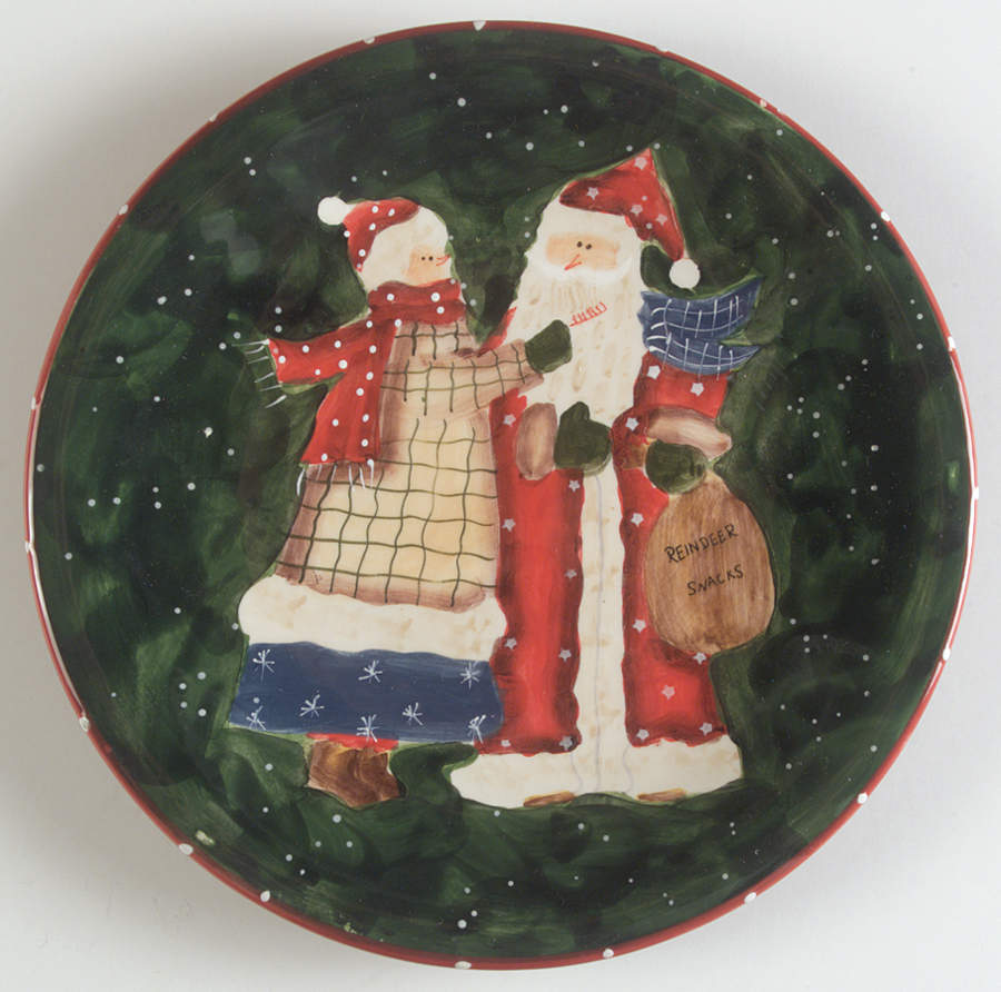 Santa Mates Salad Plate by Noble Excellence-1