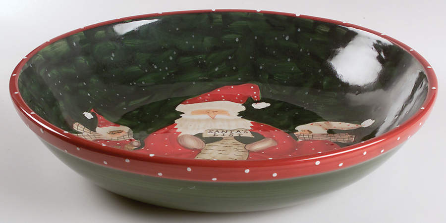 Santa Mates 13" Pasta Serving Bowl by Noble Excellence-1