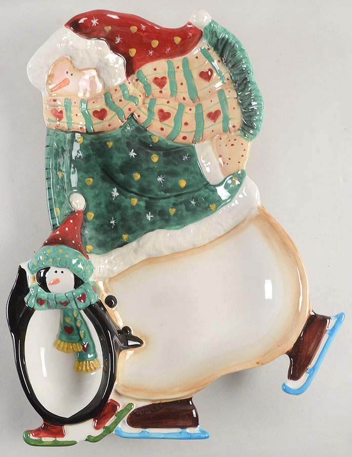 Snow Mates 1 Piece Figural Chip and Dip by Noble Excellence-1
