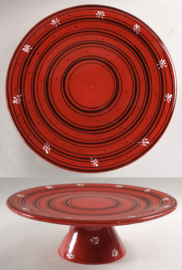 Snow Mates Large Covered Cake Plate No Lid by Noble Excellence-1