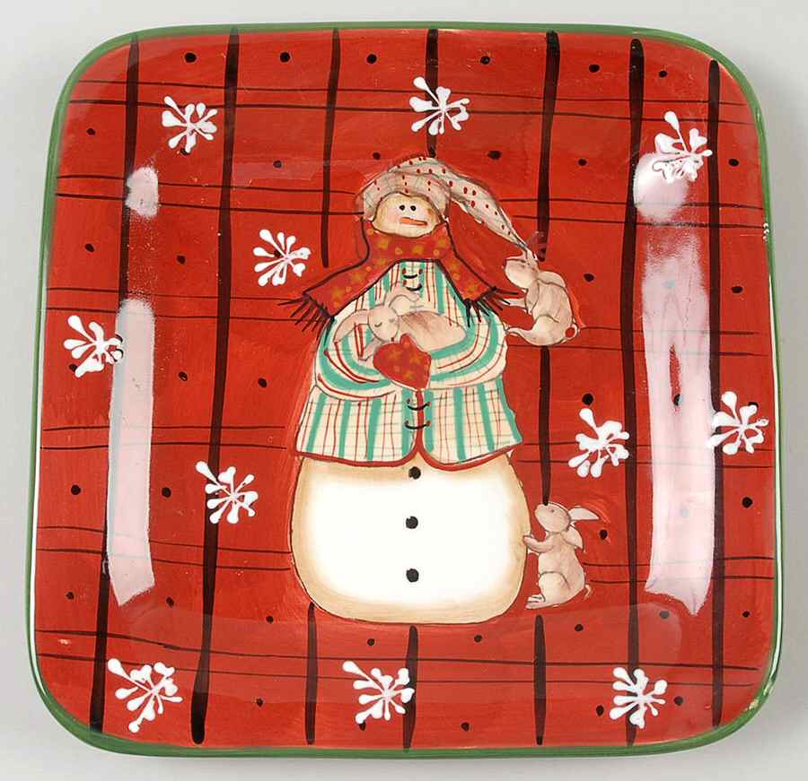Snow Mates Square Salad Plate by Noble Excellence-1
