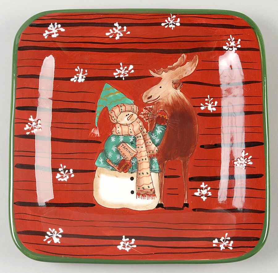 Snow Mates Square Salad Plate by Noble Excellence-1
