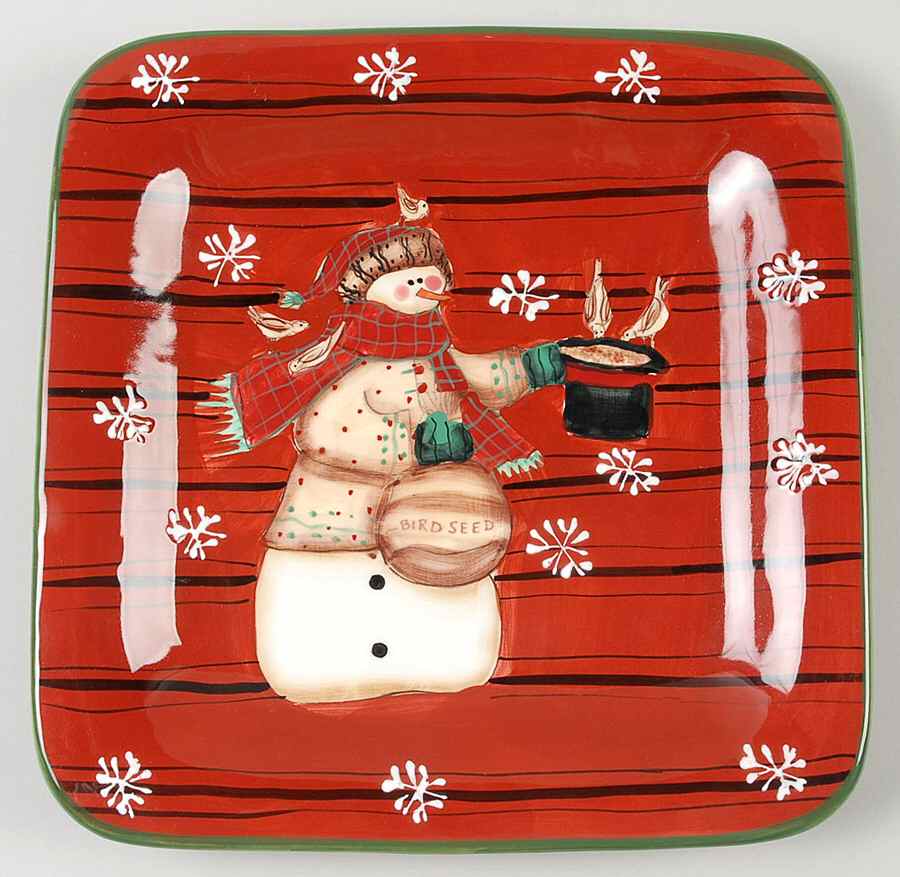 Snow Mates Square Salad Plate by Noble Excellence-1