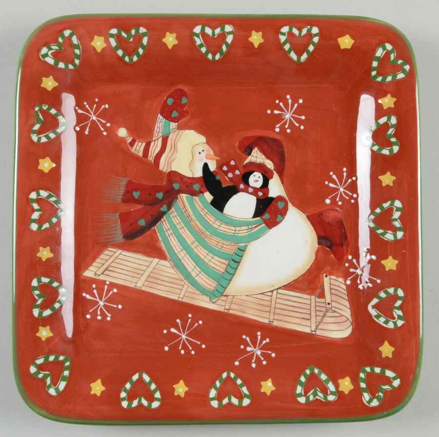 Snow Mates Square Salad Plate by Noble Excellence-1