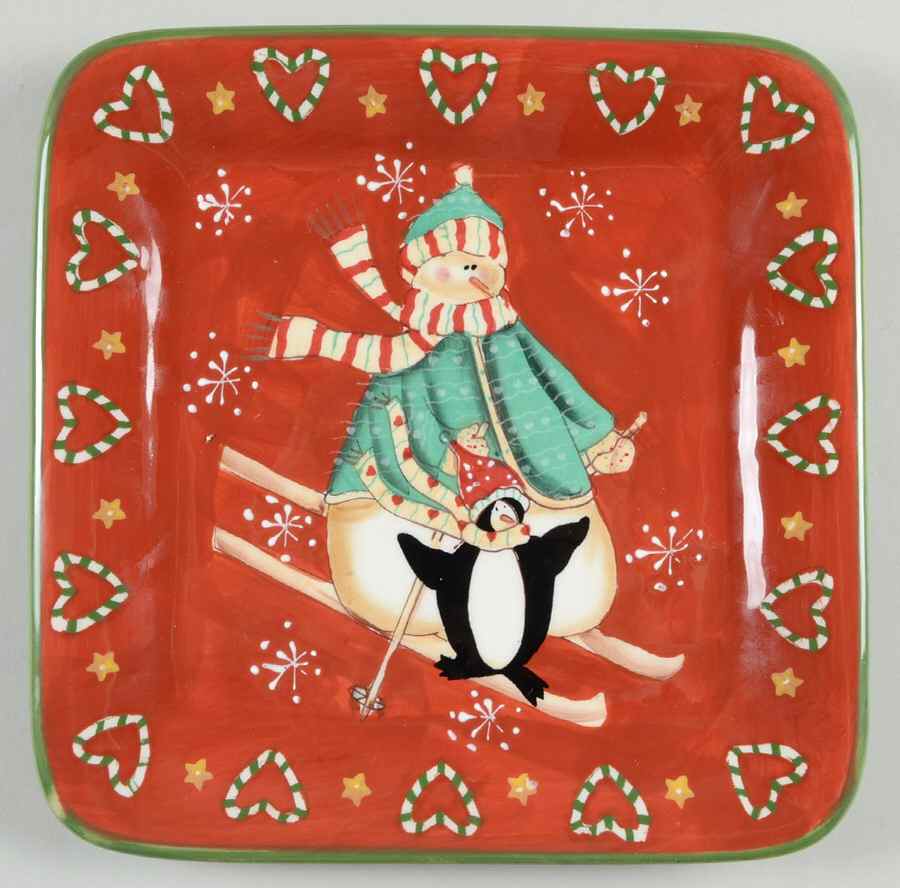 Snow Mates Square Salad Plate by Noble Excellence-1
