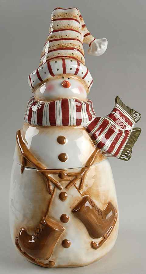 Snow Mates Cookie Jar & Lid by Noble Excellence-1