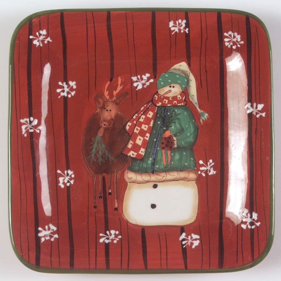 Snow Mates Square Salad Plate by Noble Excellence-1