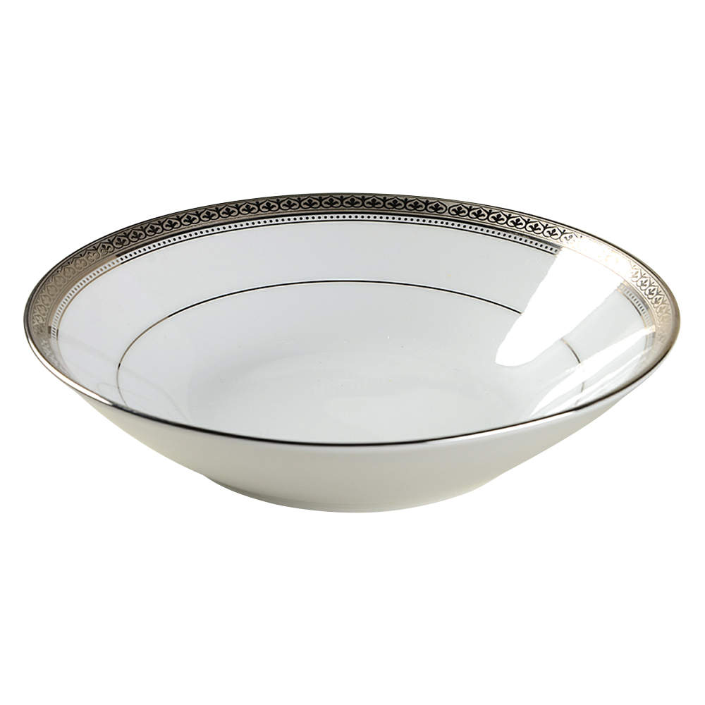 Manor Platinum Coupe Soup Bowl by Noritake-1