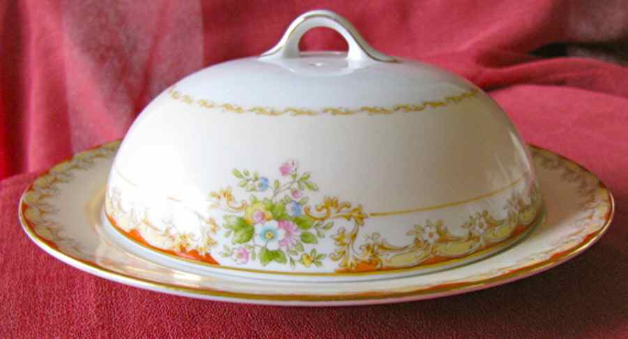 N2402 Round Covered Butter by Noritake-1
