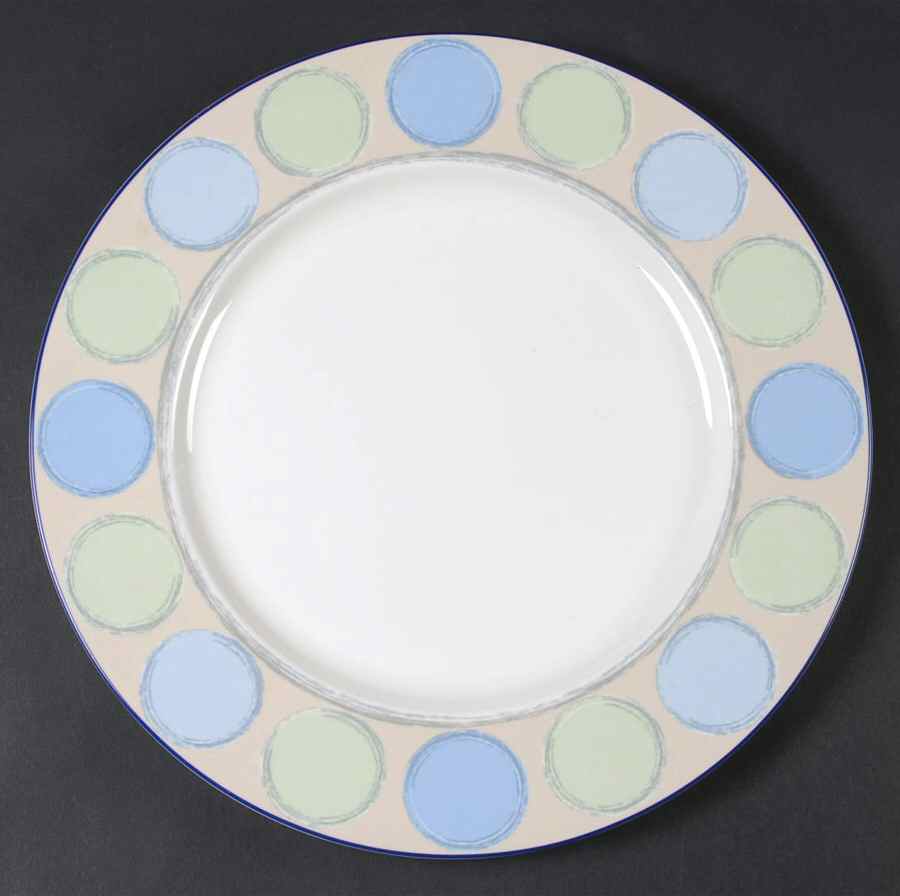 Java Blue 12" Chop Plate (Round Platter) by Noritake-1