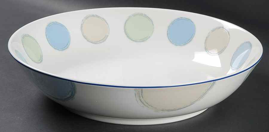 Java Blue 12" Pasta Serving Bowl by Noritake-1