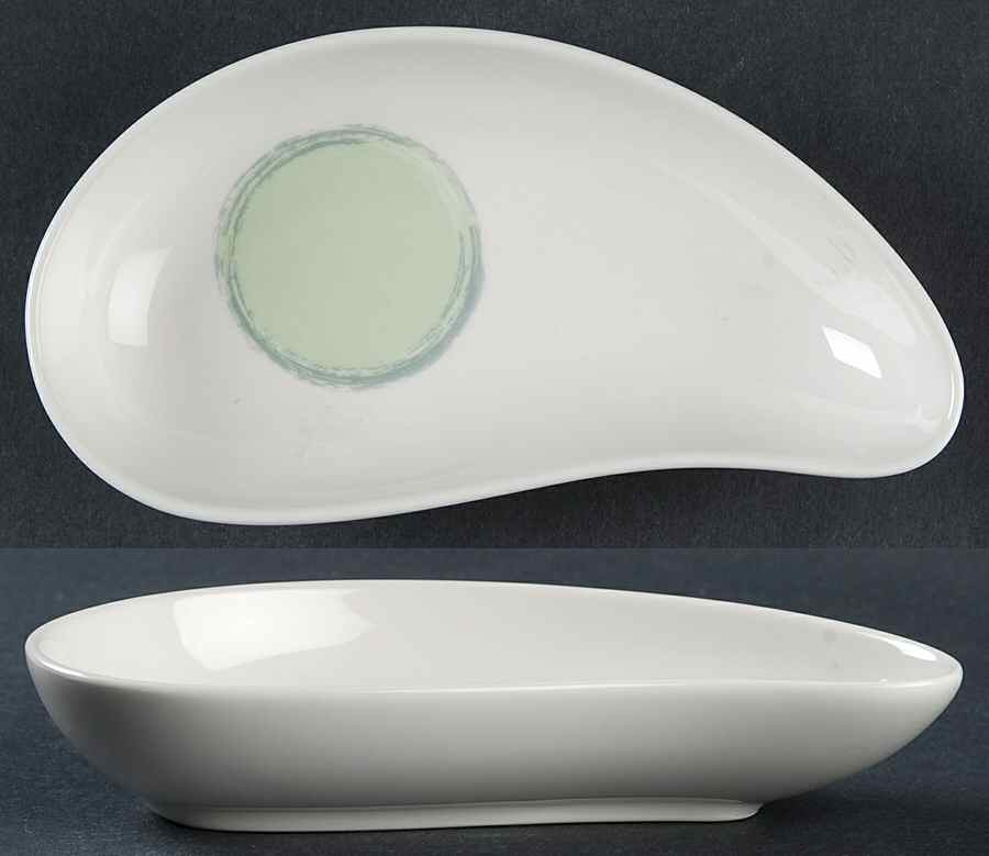 Java Blue Small Teardrop Dish by Noritake-1