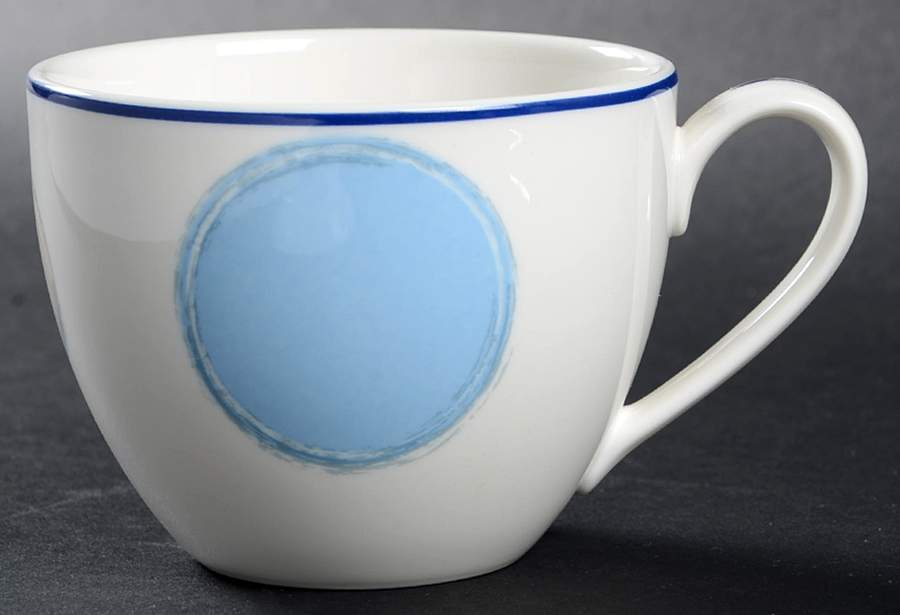 Java Blue Flat Cup by Noritake-1