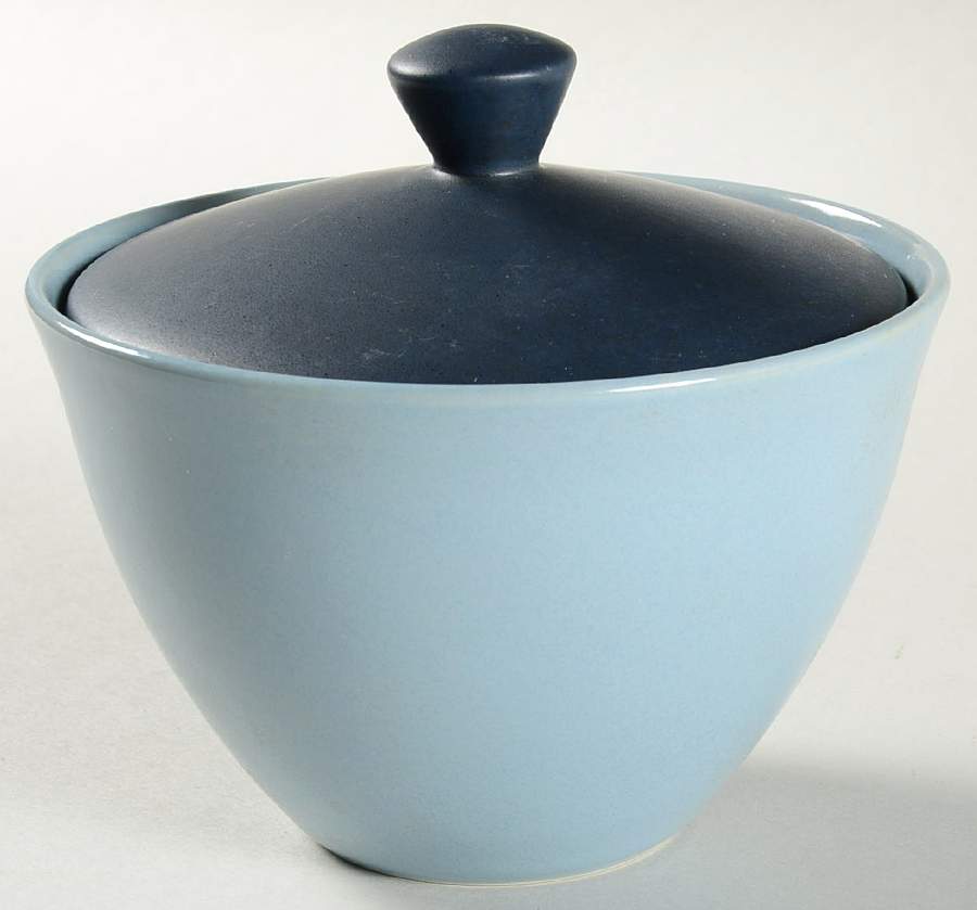 Kona Indigo Sugar Bowl & Lid by Noritake-1