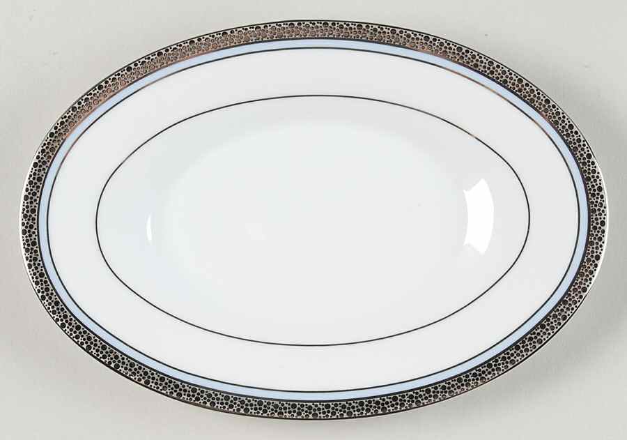 Piedmont Platinum Relish/Butter Tray by Noritake-1