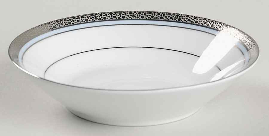 Piedmont Platinum Fruit/Dessert (Sauce) Bowl by Noritake-1
