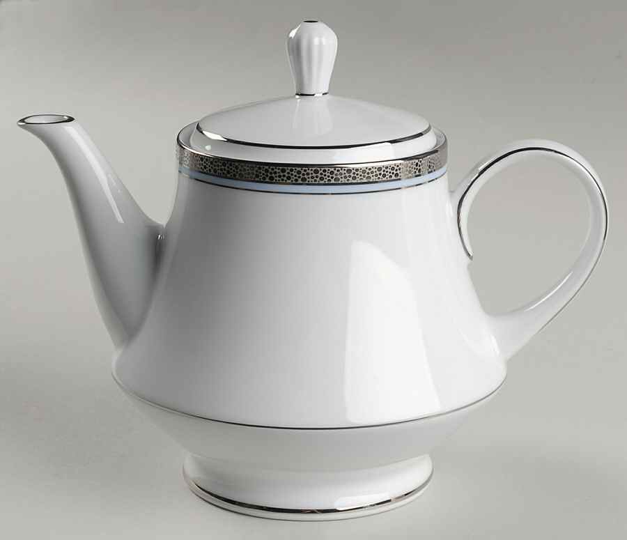 Piedmont Platinum Teapot & Lid by Noritake-1