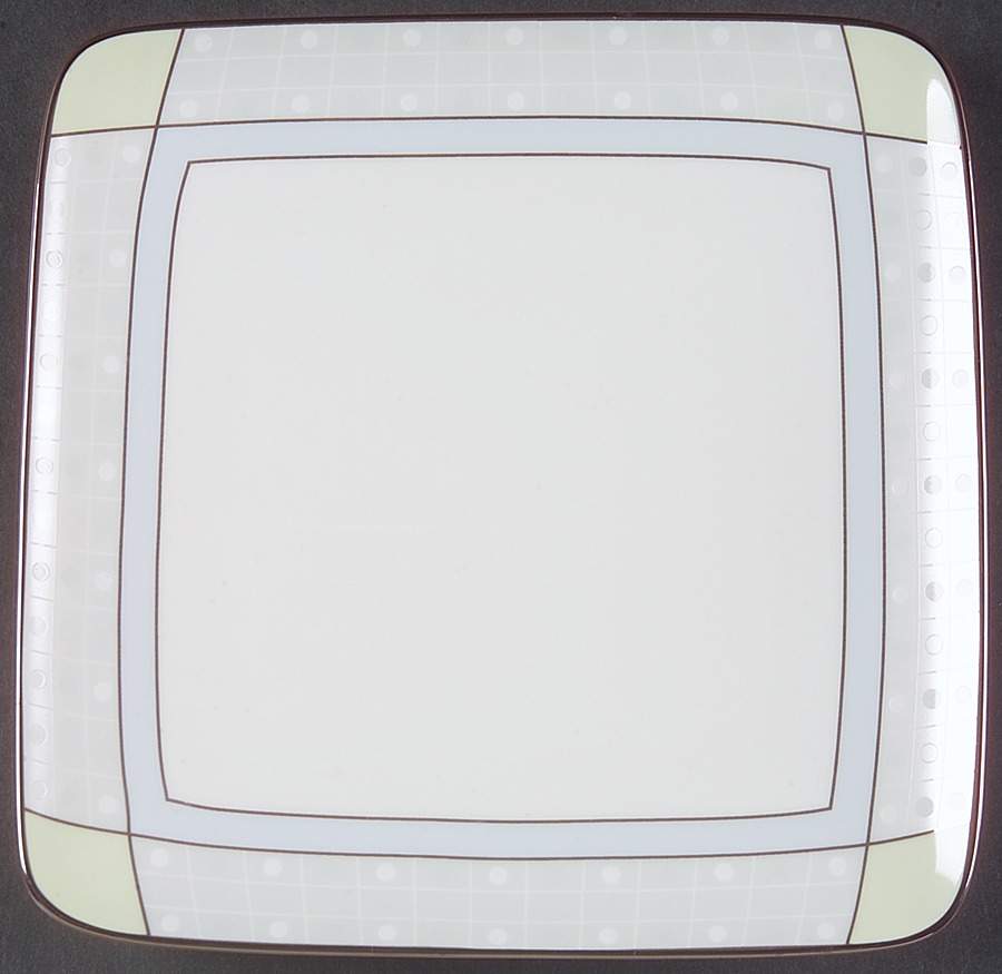 Aria Platinum Square Salad Plate by Noritake-1