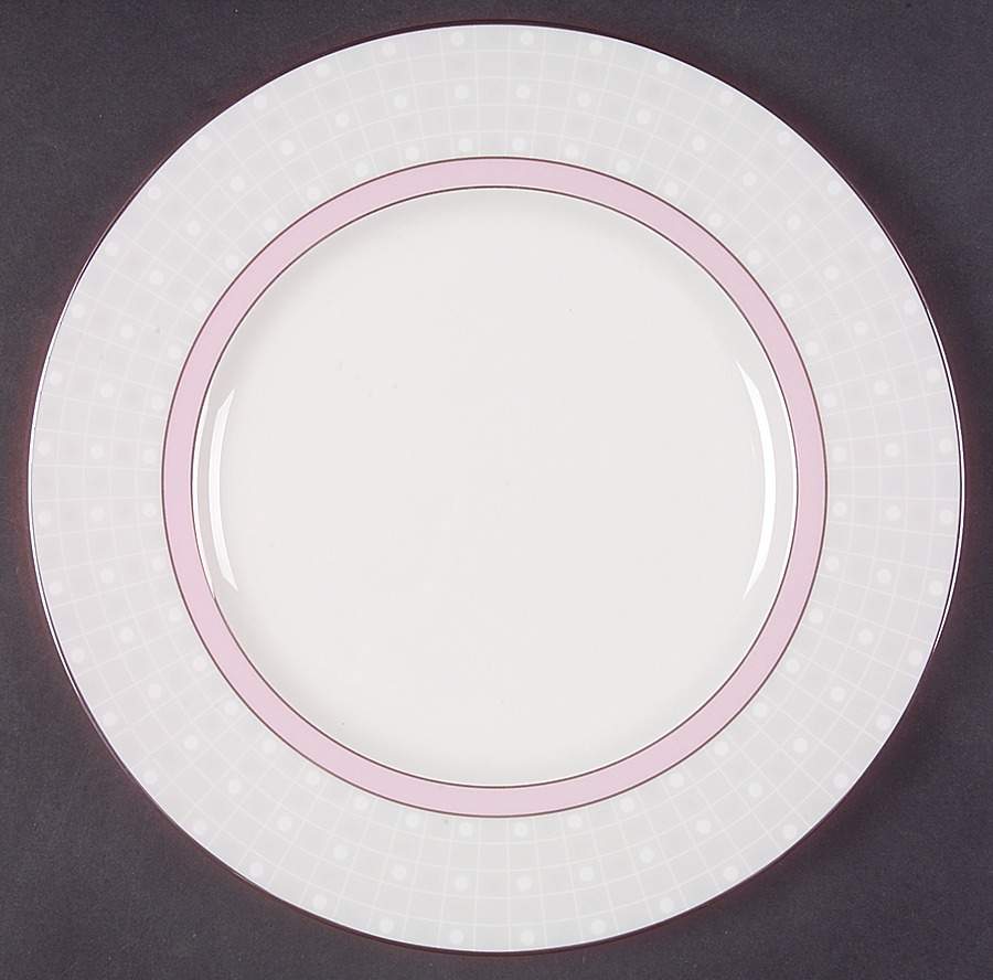 Aria Platinum Accent Luncheon Plate by Noritake-1