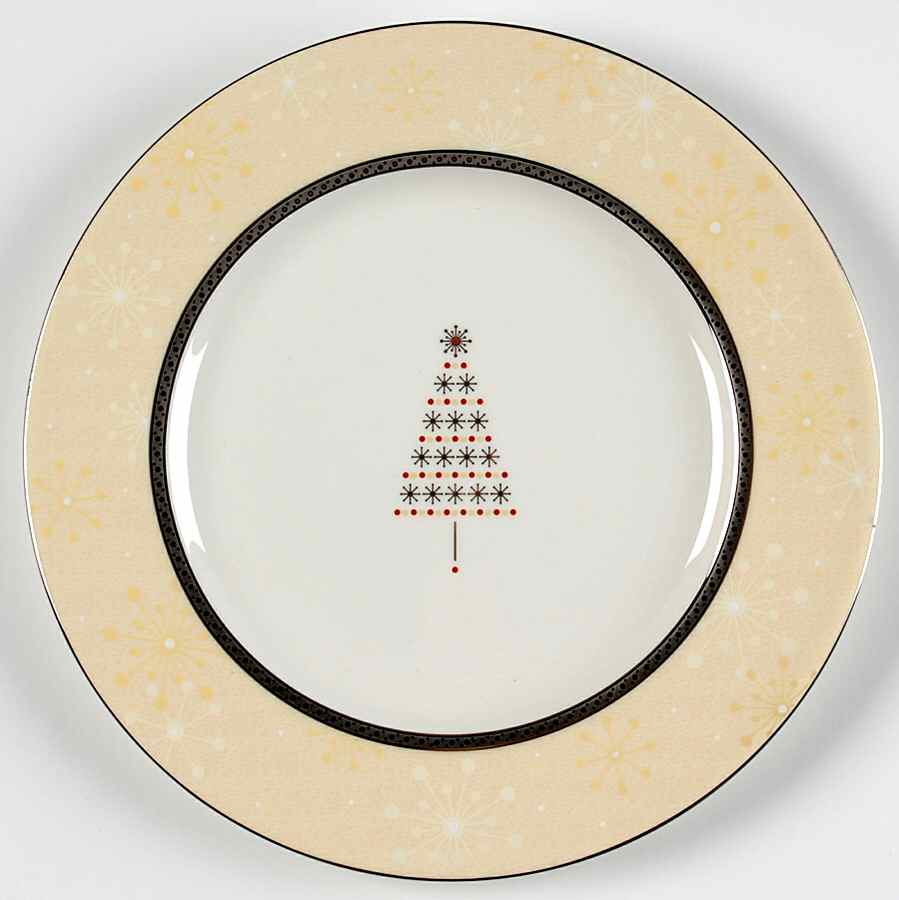 Aria Platinum Holiday Salad Plate by Noritake-1
