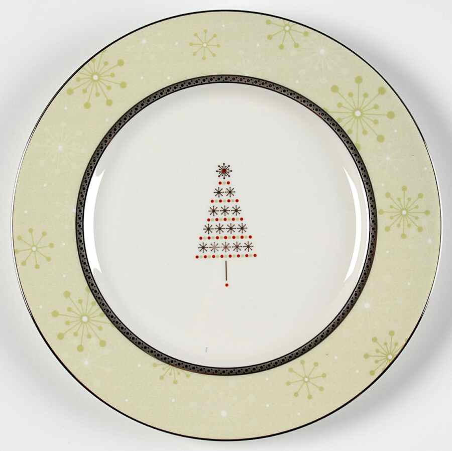 Aria Platinum Holiday Salad Plate by Noritake-1