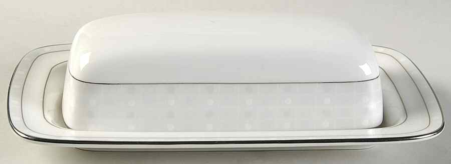Aria Platinum 1/4 Lb Covered Butter by Noritake-1